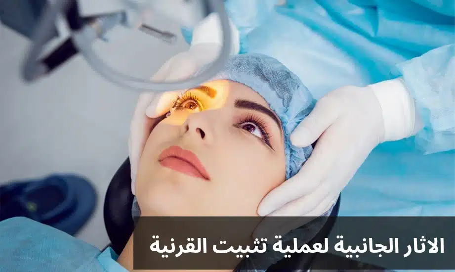 الاثار الجانبية لعملية تثبيت القرنية 1 الاثار الجانبية لعملية تثبيت القرنية